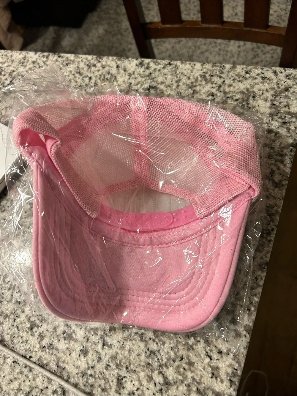 Pink & White Trucker Hat - 